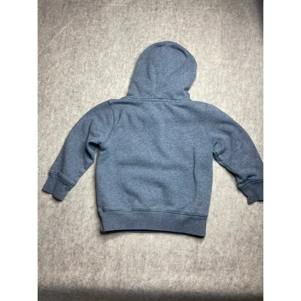 Baby Gap Gray and Green Hoodie with Kangaroo Pocket Size 3T